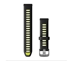 Garmin Forerunner 265S laikrodžio apyrankė, juoda/geltona, 18 mm