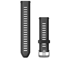 Greitai atsegamas Quick Release Garmin laikrodžio dirželis, 20 mm, Juoda/Skalūno pilka