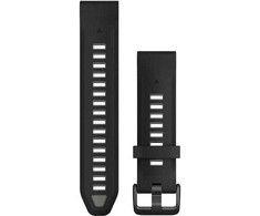 Garmin QuickFit 20mm Silikoninės laikrodžių apyrankės, Juoda/pilka