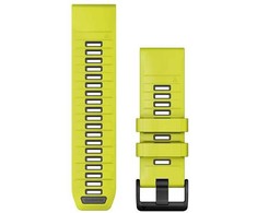 Garmin QuickFit 26mm Silikoninės laikrodžių apyrankės, Geltona/grafitas