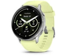 Išmanusis laikrodis Garmin Venu® 4 - 45 mm | spalva: sidabro spalvos su citrinų spalvos silikonine apyranke (010-03014-02)