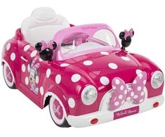 Huffy Minnie 6v automobilis, rožinis