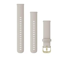Išmaniojo laikrodžio Garmin Quick Release greitai atsegamas silikoninis dirželis, 18 mm, Smėlinės spalvos