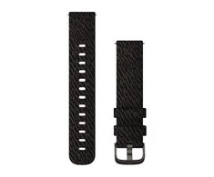Išmaniojo laikrodžio Garmin greitai atsegamas nailoninis dirželis, Juodos spalvos, 20mm