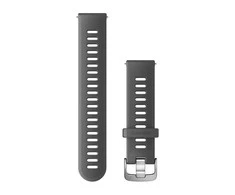 Išmaniojo laikrodžio Garmin greitai atsegamas, silikoninis dirželis, Pilkos spalvos, 20mm