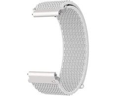 Išmaniojo laikrodžio Coro Pace 2 nailoninis dirželis, Baltos spalvos, 42mm