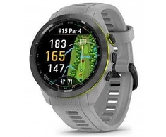Išmanusis laikrodis Garmin Approach® S70 - 42 mm ,Juodas keraminis apvadas su parako pilkumo silikoniniu dirželiu