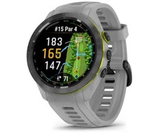 Išmanusis laikrodis Garmin Approach® S70 - 42 mm ,Juodas keraminis apvadas su parako pilkumo silikoniniu dirželiu