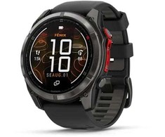 Išmanusis laikrodis Garmin fenix 8 Pro – 51 mm, MicroLED, Saph, Carb pilkas DLC ti Blck/pebble pilkas sil band