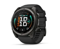 Išmanusis laikrodis Garmin fēnix® 9 – 51mm, Tamsiai pilkas, DLC titanas, su juodu silikoniniu dirželiu | 010-04763-11