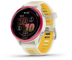 Išmanusis laikrodis Garmin Forerunner 570 - 42mm Raspberry Aliuminio with Bone/Mango Band