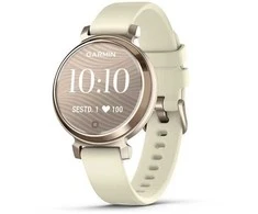 Išmanusis laikrodis Garmin Lily® 2, Kreminės aukso spalvos su kokoso spalvos silikoniniu dirželiu