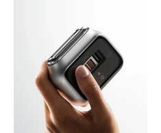 "Laifen Shaver P3 Pro" elektrinė skutimosi mašinėlė, sidabrinės spalvos