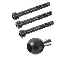 Ram Mounts RAM MOTOCIKLO PAGRINDAS W HOLE M8 VARŽTAS
