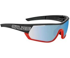 Kepurė Salice 016RWX Sportiniai akiniai nuo saulės, juodi/raudoni