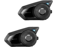 SENA 30K motociklo „Bluetooth“ laisvų rankų įranga, tinklelio domofonas, HD garsiakalbiai, Dviguba pakuotė