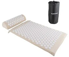 Kilimėlis TUNTURI ACUPRESSURE MAT AND PILLOW BEIGE