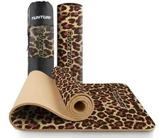 Tunturi jogos kilimėlis 8 mm, leopardo raštu