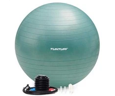 Tunturi Mankštos kamuolys su pompa 55cm, Antiburst, Petrol