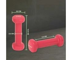 Viniliniai hanteliai TUNTURI 2x 0,5-5kg (Svoris: 2 x 0.5)