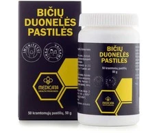 BIČIŲ DUONELĖ, kramtomosios pastilės