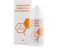 JAUNINANTIS kremas su bičių nuodais