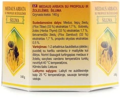MEDAUS ARBATA „ŠILUMA“, 140gr, su propoliu ir žolelėmis