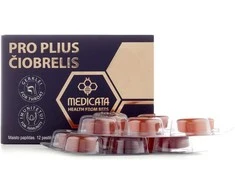 PRO PLIUS ČIOBRELIS, pastilės su propoliu