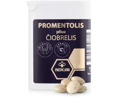 PROMENTOLIS PLIUS ČIOBRELIS, perštinčiai gerklei, N60