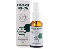 PROPOKSIL MEDICATA, purškalas perštinčiai gerklei, 25 ml