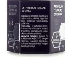 Propolio tepalas su cinku, 20 g