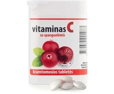 VITAMINAS C SU SPANGUOLĖMIS, 50tab.