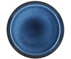 BITZ Gastro lėkštė, juoda/tamsiai mėlyna, 21cm