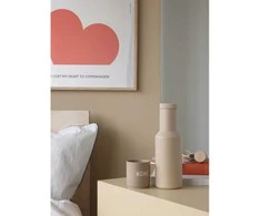 Design Letters Termo gertuvė Carafe 1 L, spalva: PASTELINĖ RUDA