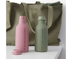 Design Letters Vandens gertuvė To-Go 500 ml, spalva: MIŠKO ŽALIA