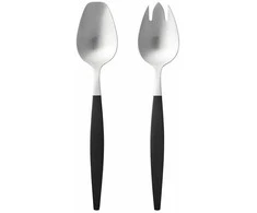 Gense Focus de Luxe salotų stalo įrankiai 26,8 cm, juodi/matinio plieno