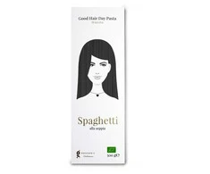 Greenomic Delikatessen Good Hair Day makaronai, ekologiški spagečiai su sepijomis 500g
