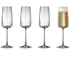 Lyngby Glas Krystal Lyngby šampano taurės 4 vnt