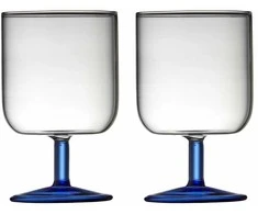 Vyno taurės Lyngby Glas Torino Clear/Mėlyna