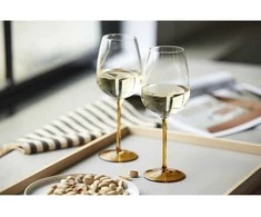 Lyngby Glas Lyngby vyno taurės Vienna, 53 cl, 4 vnt., gintaro spalvos