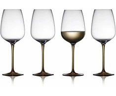 Lyngby Glas Lyngby vyno taurės Vienna, 53 cl, 4 vnt., gintaro spalvos
