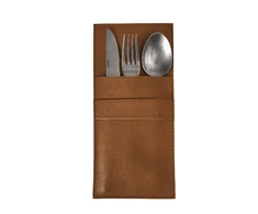 Muubs Stalo įrankių dėklas (kišenė), buivolo oda, 10,5 x 23,5 cm, rudas