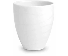 Pillivuyt Boulogne puodelis, 11 cm, 370 ml, baltas