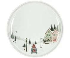 Pillivuyt Winter Toulouse plokščia lėkštė tiesia briauna, 20 cm