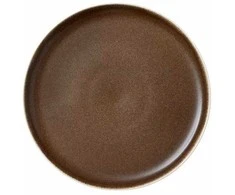 Studio Round North pietų lėkštė, 21 cm, matinės baltos/matinės rudos spalvos
