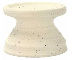 Villa Collection blokinė žvakidė, Elv, 11 x 7,5 cm, balkšva, akmens masės