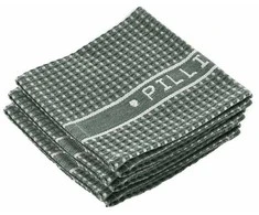Rankšluostis Virtuvinės šluostės Pillivuyt 32 x 32 cm 3 vnt. žalios/baltos