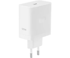 OnePlus 120W Single Port SUPERVOOC Type-A Adapteris Baltas EU