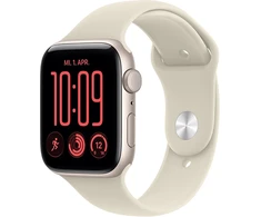 Išmanusis laikrodis Apple Watch SE 3 GPS 44mm Starlight aliuminio korpusas su smėlio spalvos sportine apyranke - M/L