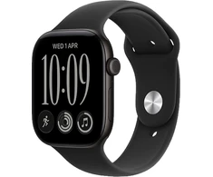 Išmanusis laikrodis Apple Watch 12 GPS 46mm Juodas Alu Sport Band M/L Juodas (MJEL4MP/A)